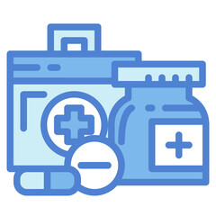 medical two tone icon style