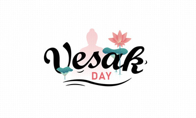 Fototapeta na wymiar Vesak day vector illustration