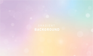 Background gradient with bokeh effect