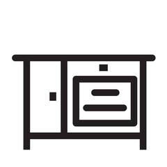 architecture decor furniture home household interior icon