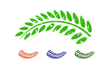  grunge  laurel wreath