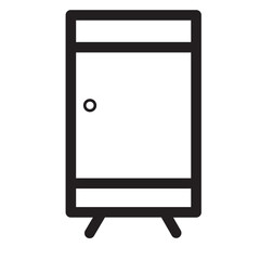 architecture furniture indoor interior storage icon