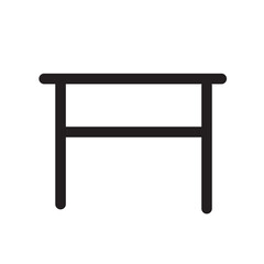 architecture furniture indoor interior table icon