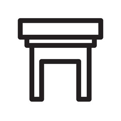 Armchair Bench Chair Furniture Interior Office Chair Stool Icon