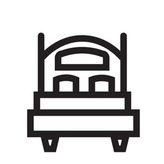 Apartment Bed Bedroom Hotel Icon