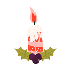 candle christmas icon