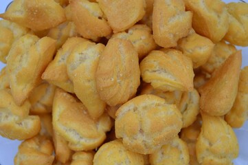 Pondok Cabe Ilir, Tangerang, Indonesia – October 05, 2022: Kue Sus or Choux Pastry, or Pâte à Choux. With Selected Focus.