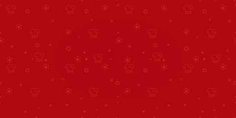 red football pattern for sport background template