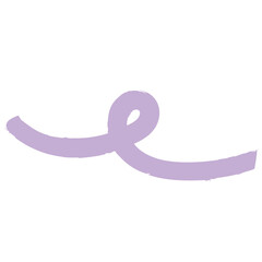 Twisted line hand drawn illustration