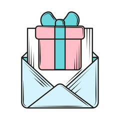 email gift present