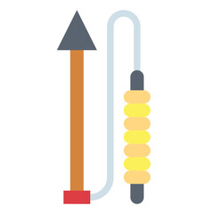harpoon flat icon style