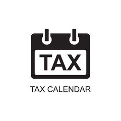 tax calender icon , business icon