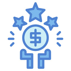 reward two tone icon style