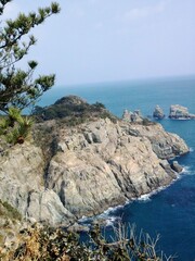 바위로 이뤄진 곶