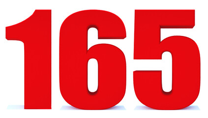 165 number