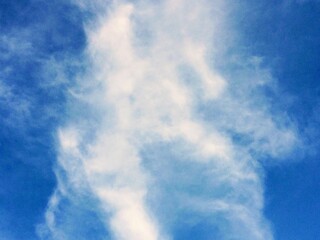하늘과 실구름