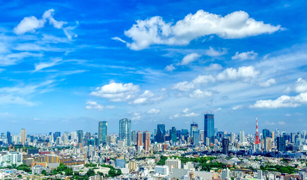 東京風景 2022　都心高層ビル群