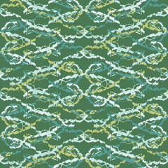 Seamless fractal pattern in vector format for printed fabrics or any other purposes. Every object is grouped base on color so the pattern is editable, tileable and easy to use.