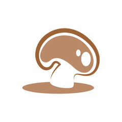 Mushroom icon logo design