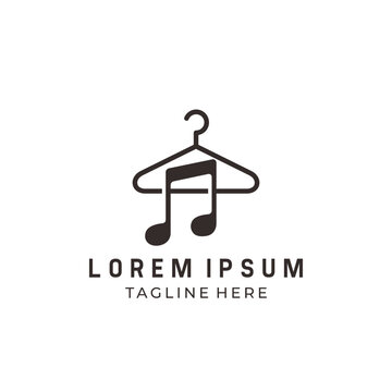hangers logo music, fashion logo music