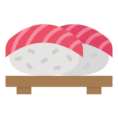 sushi flat icon