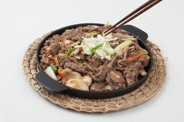 Bulgogi, beef, meal, meat, broth, food, food ingredients, vegetables, Korean food, soy sauce,...