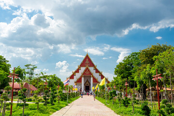 Ayutthaya temple, Thailand - obrazy, fototapety, plakaty
