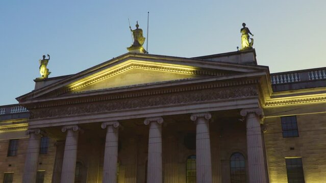 The General Post Office Dublin where in 1916 a battle was fought for the soul of Ireland between Irish Rebels and The English Government