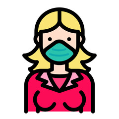 Lady female young moslem girl cute female