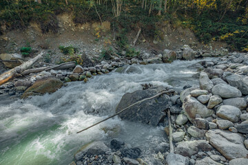 mountain river in the Republic of North Ossetia-Alania © Иван Сомов
