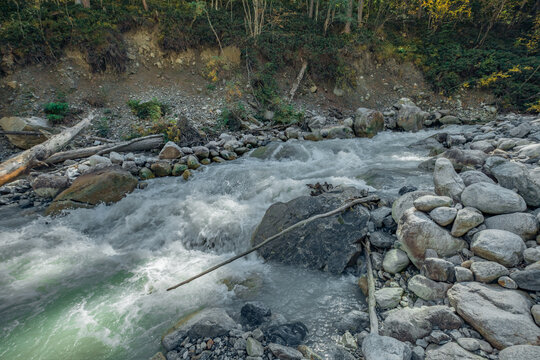 mountain river in the Republic of North Ossetia-Alania