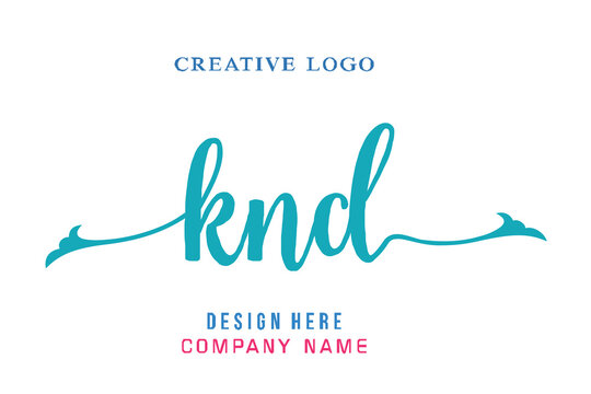 KND lettering, perfect for company logos, offices, campuses, schools, religious education