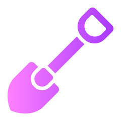 shovel gradient icon