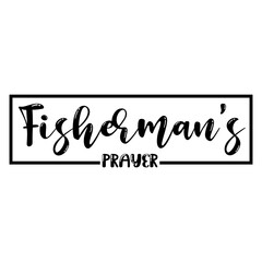 Fototapeta na wymiar Fisherman's Prayer svg