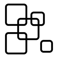 abstract shape line icon