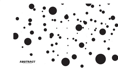 Abstract dots white background vector