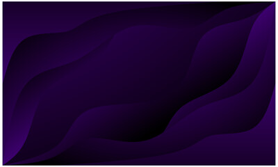 Dark purple abstract wave background for presentations, banners, posters, flyers, greeting cards etc