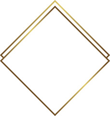 golden geometric frame