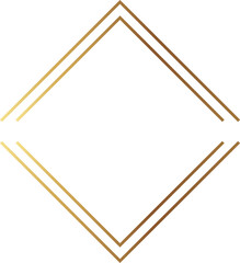 golden geometric frame