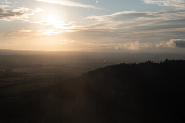 Fototapeta na wymiar sunrise in the mountains