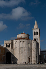 Fototapeta na wymiar church in a old historical city