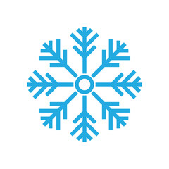 Snowflakes icon and symbol ilustration