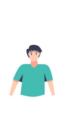 Drawing Man Half Poses illustration