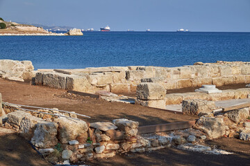 Fototapeta premium Der Antike Hafen von Kechries, Saronischer Golf, Peloponnes, Griechenland