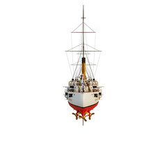 Naklejka premium cruiser Askold isolated