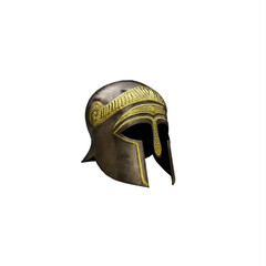 Fototapeta premium Greek Helmet isolated