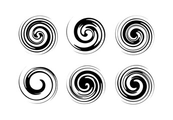 abstract spiral background, vector illustration