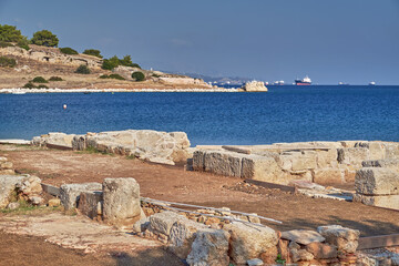 Der Antike Hafen von Kechries, Saronischer Golf, Peloponnes, Griechenland