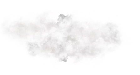  White smoke puff isolated on transparent background © irham