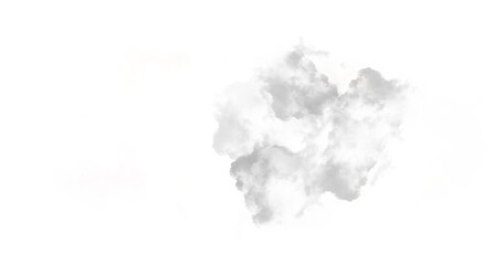white smoke isolated transparent special effect